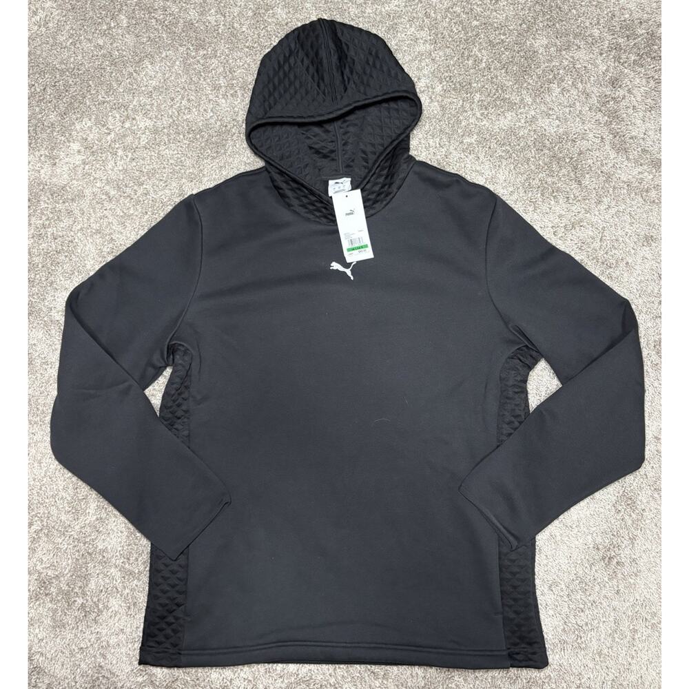 PUMA TEXTURED HOODIE FL - Black - 680775 01 Men’s Size XL NWT